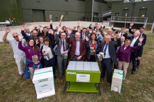 Celebrating 1,000,000 tonnes of waste processed by providing hives for 1,000,000 bees